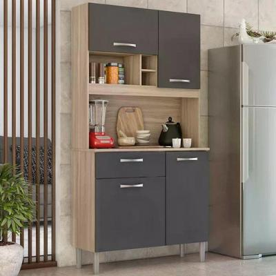 Kit Cozinha 4 Portas 1 Gaveta 91401 Avena Grafito Demobile