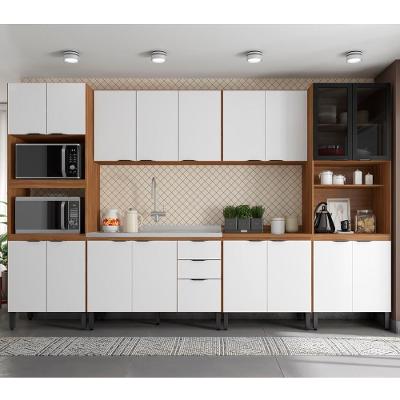 Cozinha Modulada 6 Peças Ftm006 Amendola Branco