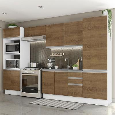 Cozinha Acordes Glamy Rustic MDF 11 Portas Madesa