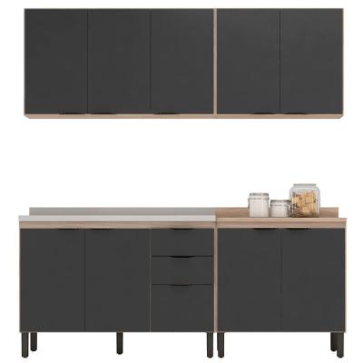 Cozinha Modulada 4 Peças Fi0008 Avena Grafito