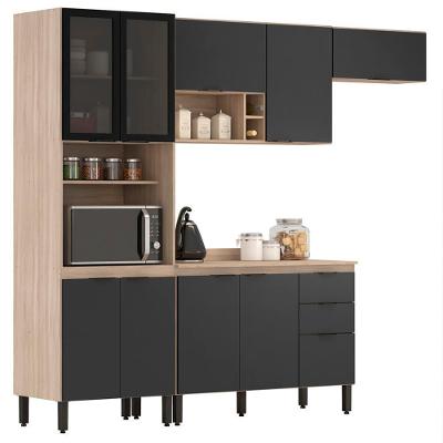 Cozinha Modulada 4 Peças Fi0006 Avena Grafito