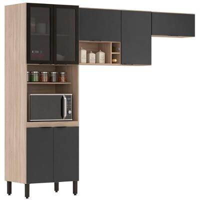 Cozinha Modulada 3 Peças Fi0007 Avena Grafito