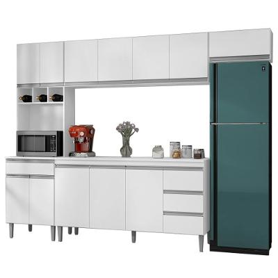 Cozinha Modulada 5 Peças 281 Cm Andreia Branco Reajl Branco