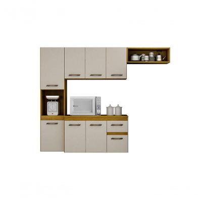 Cozinha Brisa 4 Peças Chf Moveis Cinamomo/Off White.