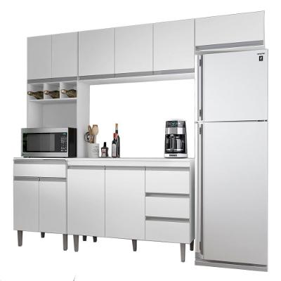 Cozinha Modulada 5 Peças 241 Cm Andreia Branco Reajl Branco