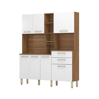 Cozinha Compacta 7 Portas 2 Gavetas Encanto/branco