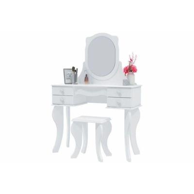 Penteadeira Princesa Banqueta E 04 Gavetas