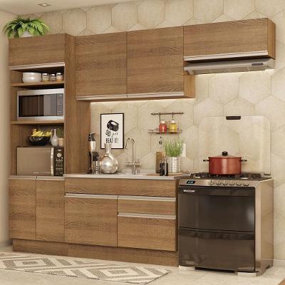 Armário De Cozinha Completa 270cm Rustic Glamy Madesa 15 Rustic