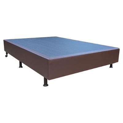 Base Cama Box Casal Corano Marrom