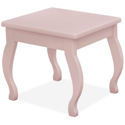 Banqueta Para Penteadeira Em Mdf 022034 Rose Lpa Rose