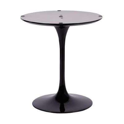 Base Mesa Saarinen Tulip Jantar Redonda Preta - 90 A 107cm