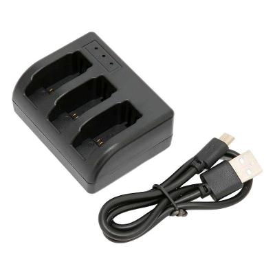 Carregador Triplo para GoPro 5, 6, 7 e 8 Black
