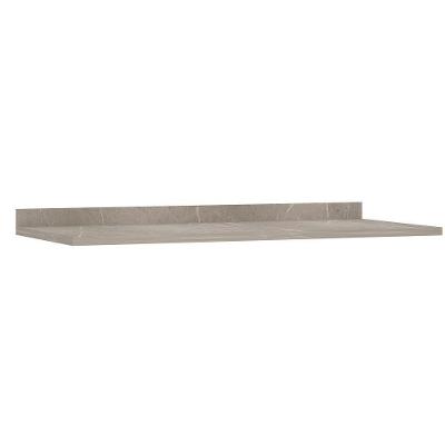 Tampo Para Balcão 120cm Aspen Luciane Móveis Quartzo Beige