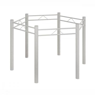 Base Para Mesa Sextavada 120x140 Liso Branco Teixeira Branco