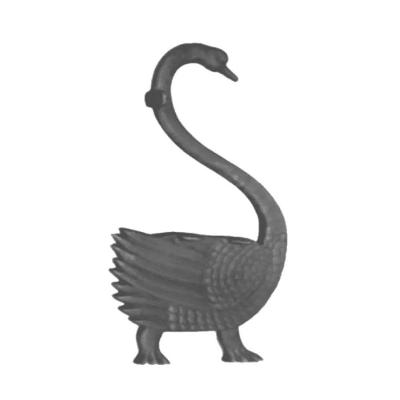 Par Pé de Banco Praça Jardim Decoração Cisne Ferro Fundido