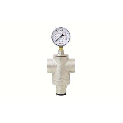 Válvula Redutora Pressão 1.1/2 Latão Ivm E Manômetro 150psi