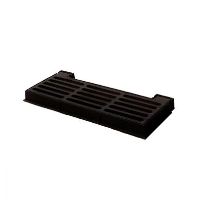 Tampa Tampão Chão Boca de Lobo Articulado de Ferro 30x90cm