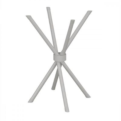 Base De Aço Para Mesa De 75x75 Ipanema Liso Branco Teixeira Branco