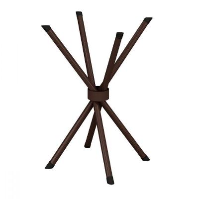 Base De Aço Para Mesa De 75x75 Ipanema Marrom Teixeira Marrom