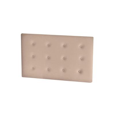 Multiuso de Quarto Bebê Kit Capitonê Courano p/ Berço Maria Bege - Peroba