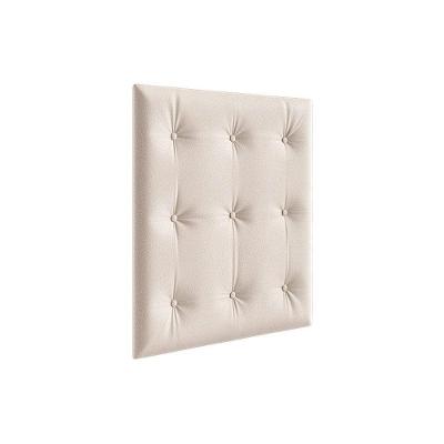 Multiuso de Quarto Bebê Kit Capitonê Courano p/ Berço Retrô Bege - Peroba