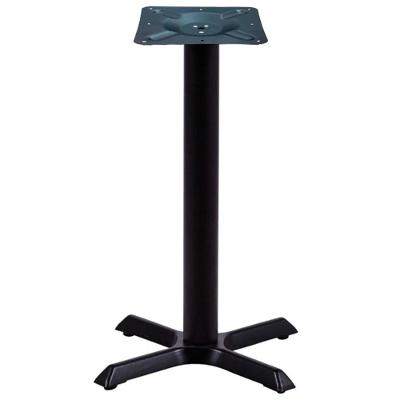 Base De Mesa Ômega Em Ferro Preto Pintura Eletrostática 71,50 Cm (Altura)