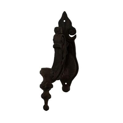 Suporte Lampião Sitio Fazenda Ferro Fundido Pequeno 13X35Cm