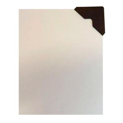 Cantoneiras de Papel Auto Adesiva para Fotos Cor Preta