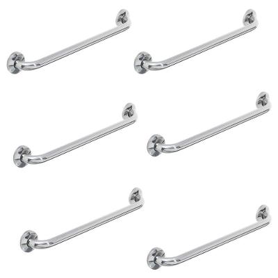 Alça Barra De Apoio Banheiro 60 Cm Acessibilidade 6 Uni