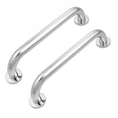 Alça Apoio 30cm Kit 2 Uni Inox Banheiro Idoso Deficiente