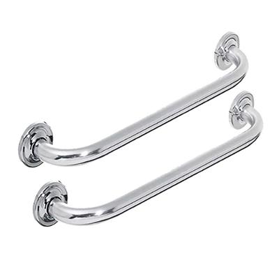 Alça Apoio Banheiro Kit 2 Uni Inox Acessibilidade Deficiente