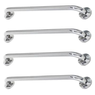 Alça De Apoio 60Cm Barra Kit 4 Unidades Inox