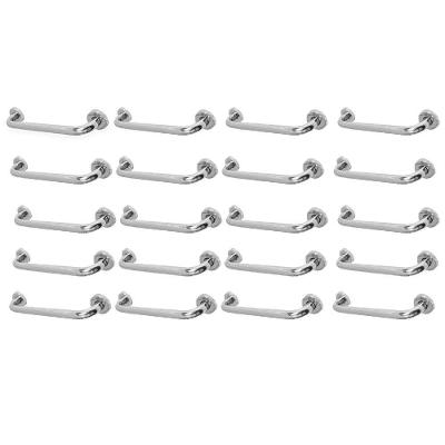 Alça Barra Apoio Kit 20 Uni Inox 30 Cm Criança Idoso Deficiente Gestante Suporte Anti Queda
