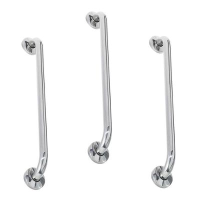 Alça De Apoio 60Cm Barra Inox Kit 3 Unidades Acessibilidade