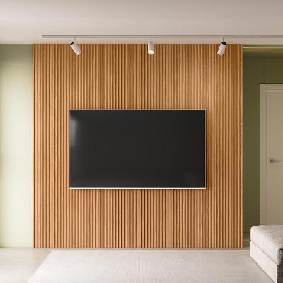 Painel Decorativo Ripado Para Parede Mahalo 260X250 Mdp Nature G77