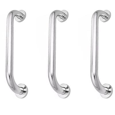 Alça De Apoio Kit3Uni Barra Inox Acessibilidade Banheiro