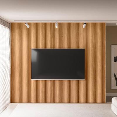Painel Decorativo Ripado Para Parede Mahalo 300X250 Mdp Nature G77