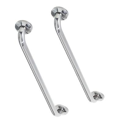 Alça Apoio 40cm Kit 2 Uni Inox Banheiro