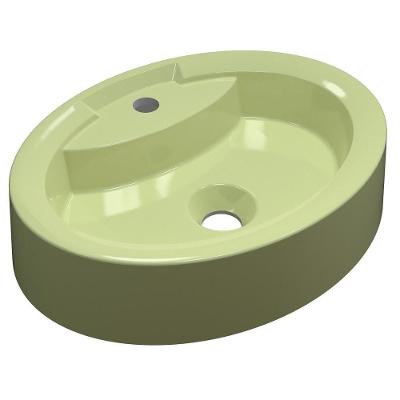 Cuba Pia De Apoio Para Banheiro Oval Ox 43 C08 Verde Acqua