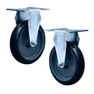 Rodizio Fixo 4 Pol. Pvc Flp.412.Bp.Fp - (Kit C/2 Pç) Colson
