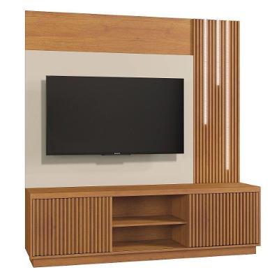 Home Logan Com Led Cascata 2 Portas Mavaular Naturalle/Off White