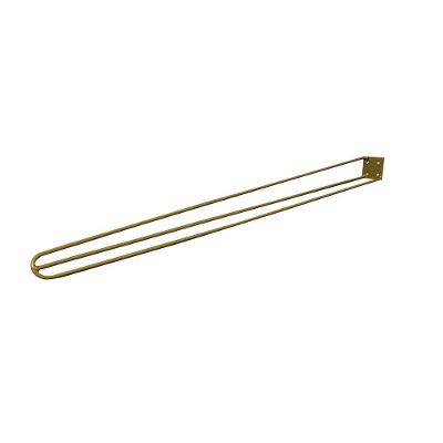 Pé De Metal 90 Cm Hairpin Legs Aparador E Mesa De Canto Dourado G41
