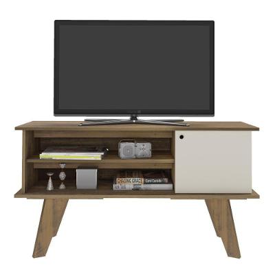 Rack Para Tv Até 50" Pinho/off White Frank Artely Pinho/off White