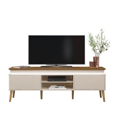 Rack Para Tv Até 75" Lumina Pinho/off White Artely Pinho/off White
