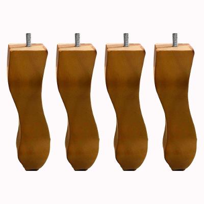 Kit 04 Pés Retro Castanho 20 Cm - D'rossi
