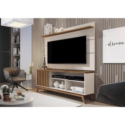Rack Malbec Wood Ripado Off White/freijo - Giga