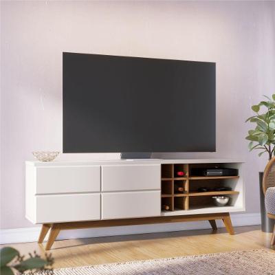 Rack Para Tv Ate 70 Polegadas Isabel Off-white Matte Freijo