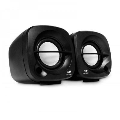 Caixa De Som C3tech 2.0 3w Rms Sp-303bk Preto