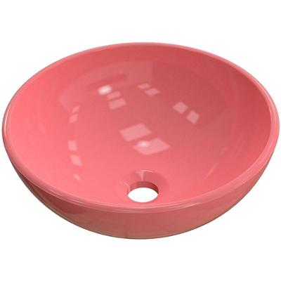 Cuba De Apoio Redonda C01 Para Banheiro R35W Rosa