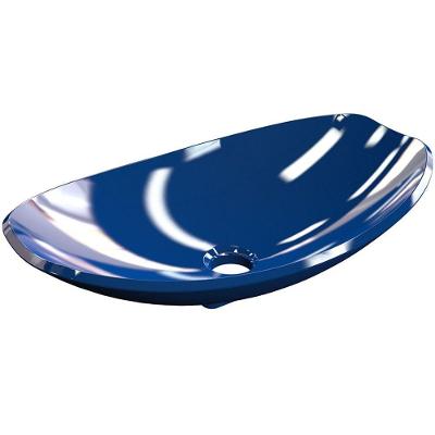 Cuba De Apoio Canoa C01 Para Banheiro Lux L45 Azul Escuro